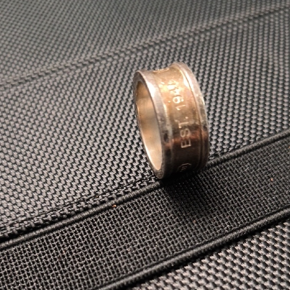 Coach 1941 Silver Band Ring π₯ 925 π₯ Authentic - Picture 9 of 13